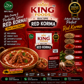 King Foods Red Korma Recipe Masala – 1kg