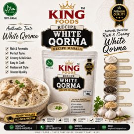 King Foods White Qorma Recipe Masala – 1kg