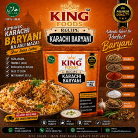 King Foods Karachi Biryani Recipe Masala – 1kg